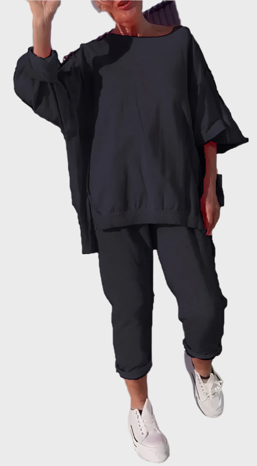 Komplet s krožnim izrezom