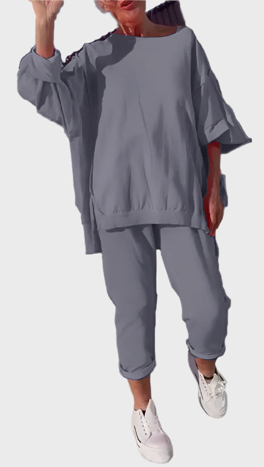 Komplet s krožnim izrezom