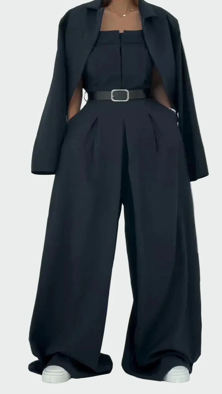 Eleganten in Moderen Jakna z Bustierjem