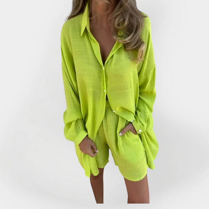 Daily Blouse & Pants Set