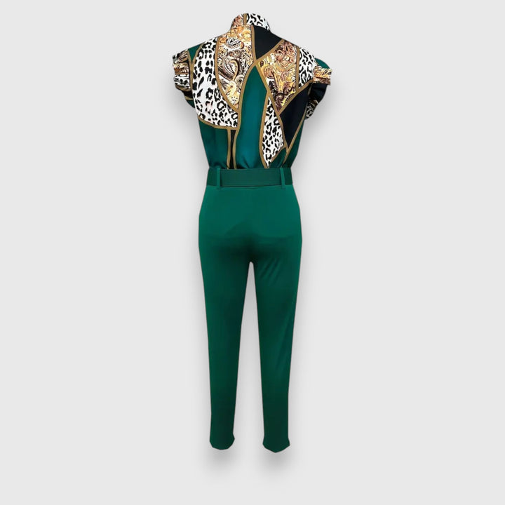 Komplet dveh kosov z modernim leopardjim vzorcem