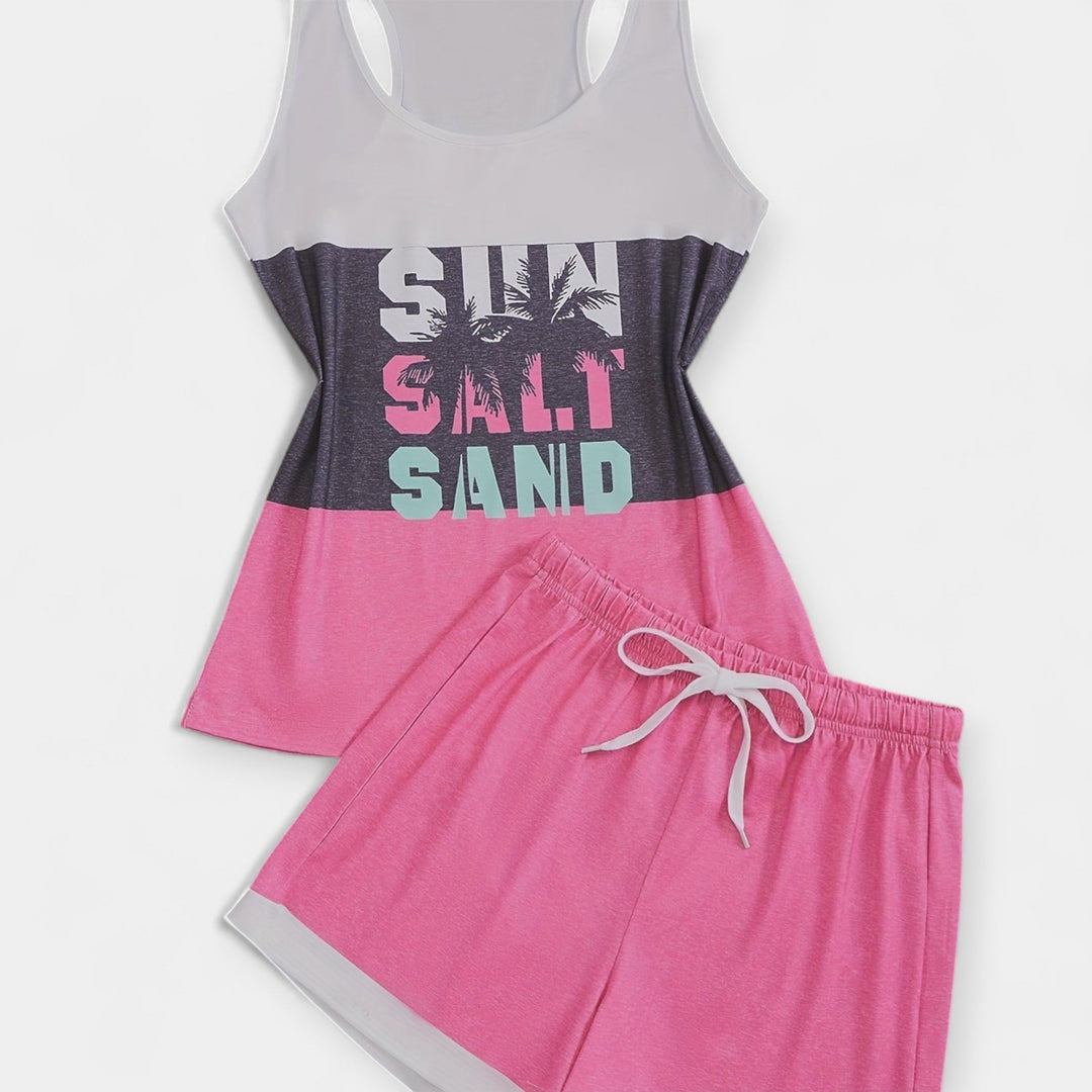 Poletni set z motivom palm