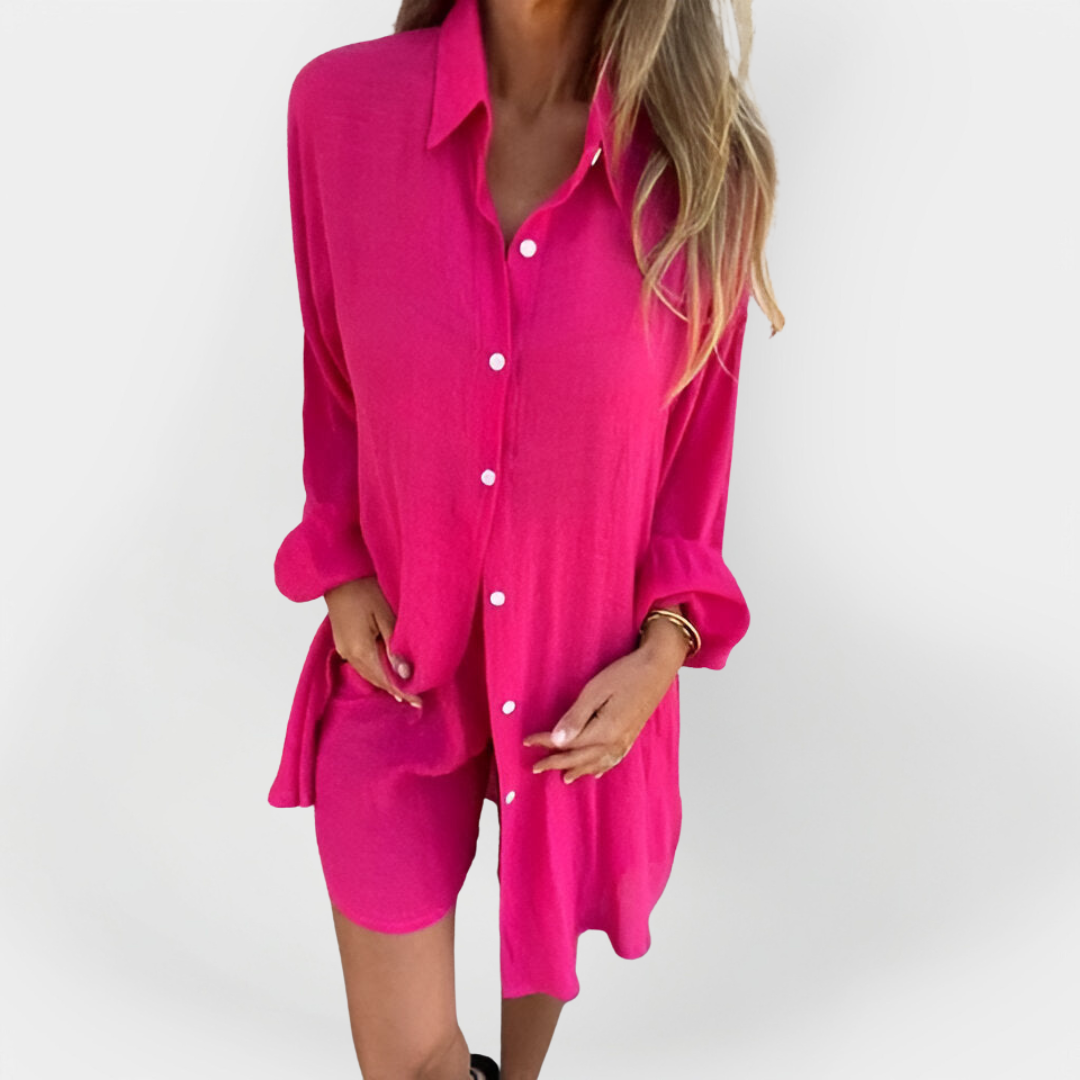 Daily Blouse & Pants Set