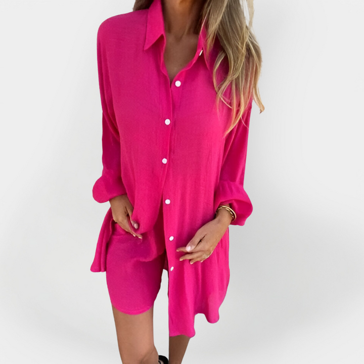 Daily Blouse & Pants Set