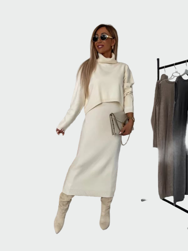 Komplet oblačil z visokim ovratnikom