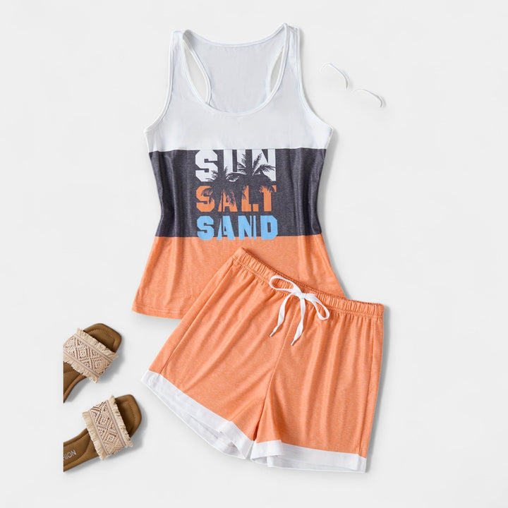 Poletni set z motivom palm