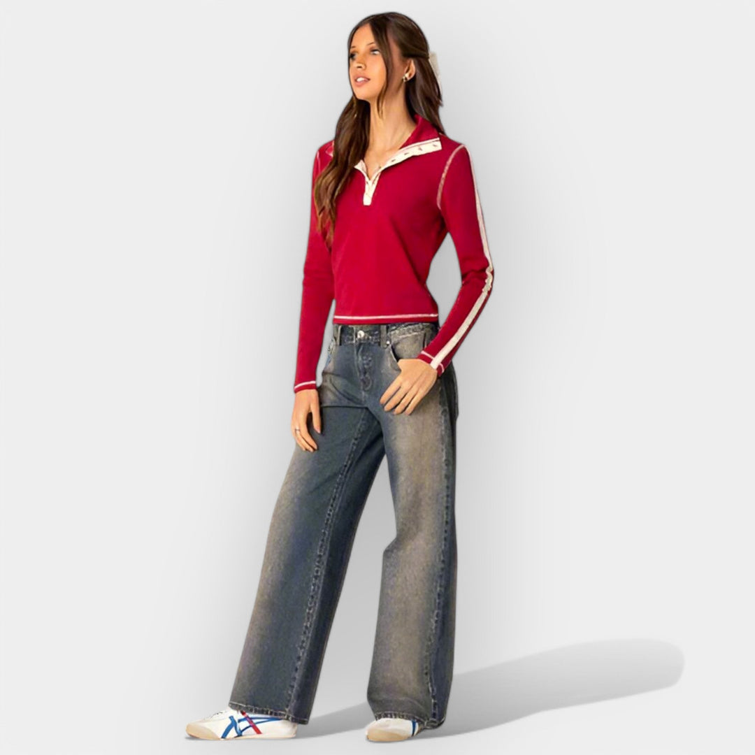 Visokokakovostne Jeans Hlače