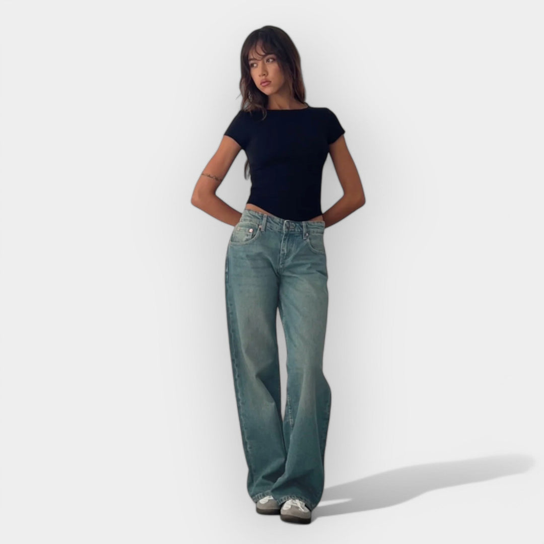 Visokokakovostne Jeans Hlače