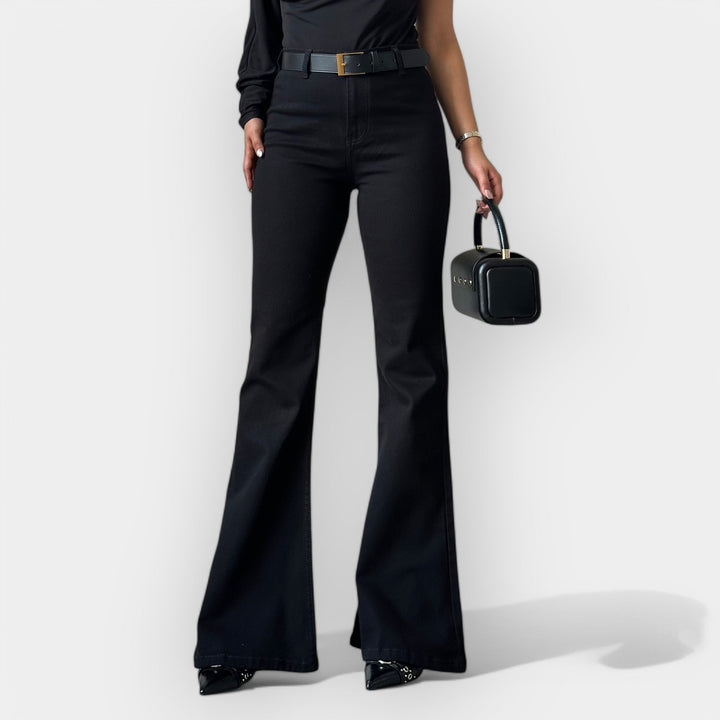Visok Pas Flare Jeans