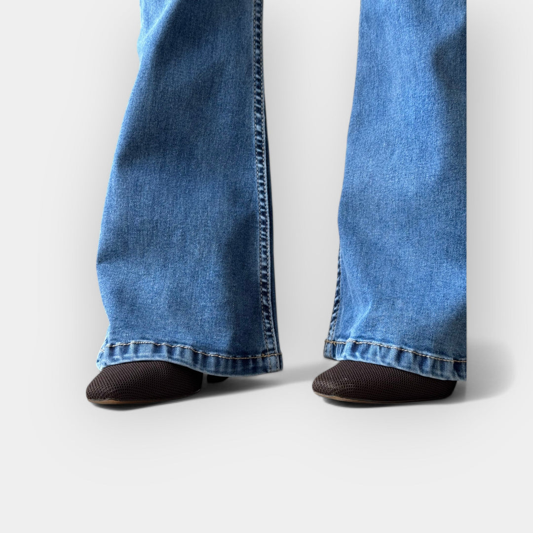 Visok Pas Flare Jeans