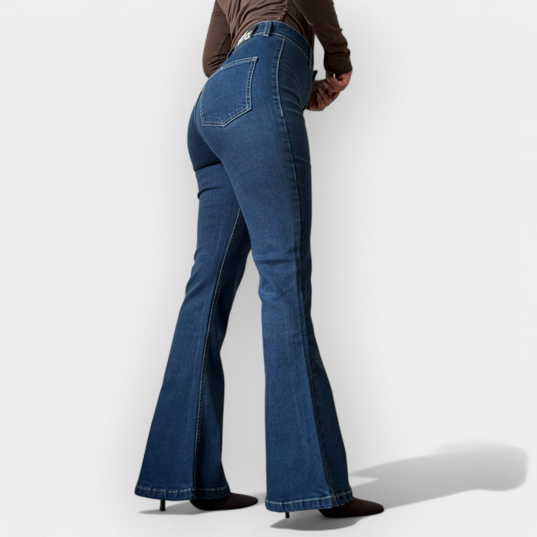 Visok Pas Flare Jeans