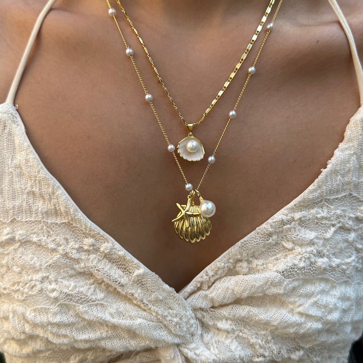 Necklace in Shell Shape