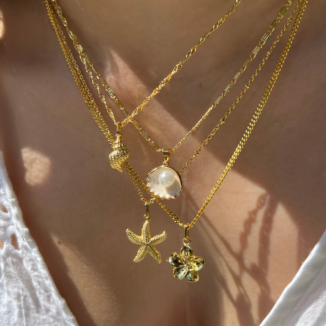 Necklace in Shell Shape