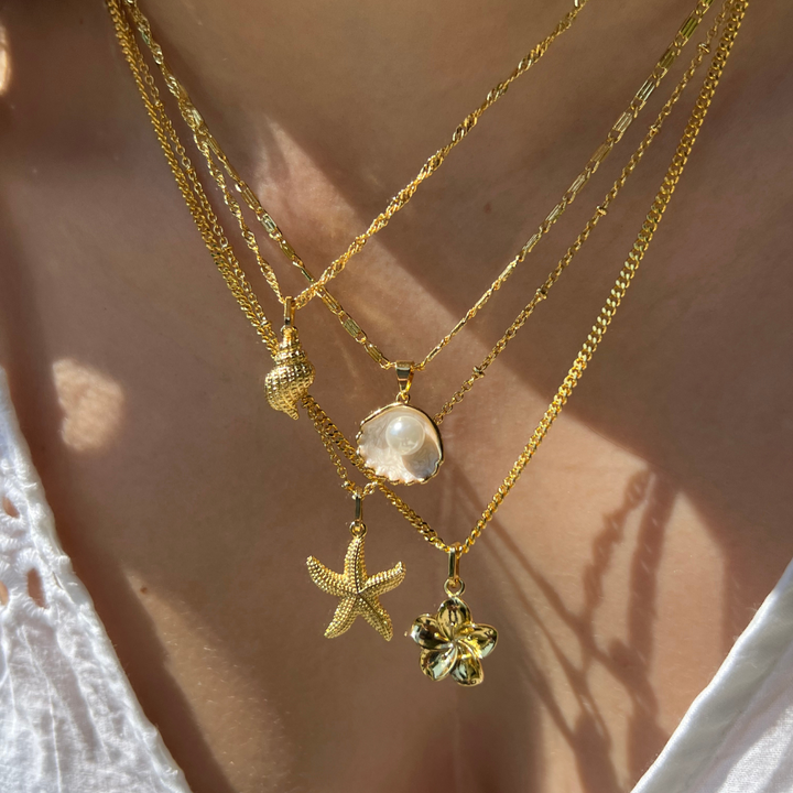 Necklace in Shell Shape