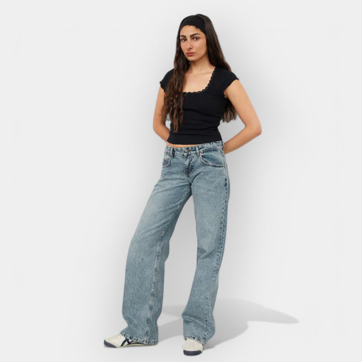 Visokokakovostne Jeans Hlače