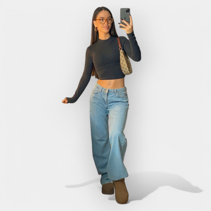 Visokokakovostne Jeans Hlače
