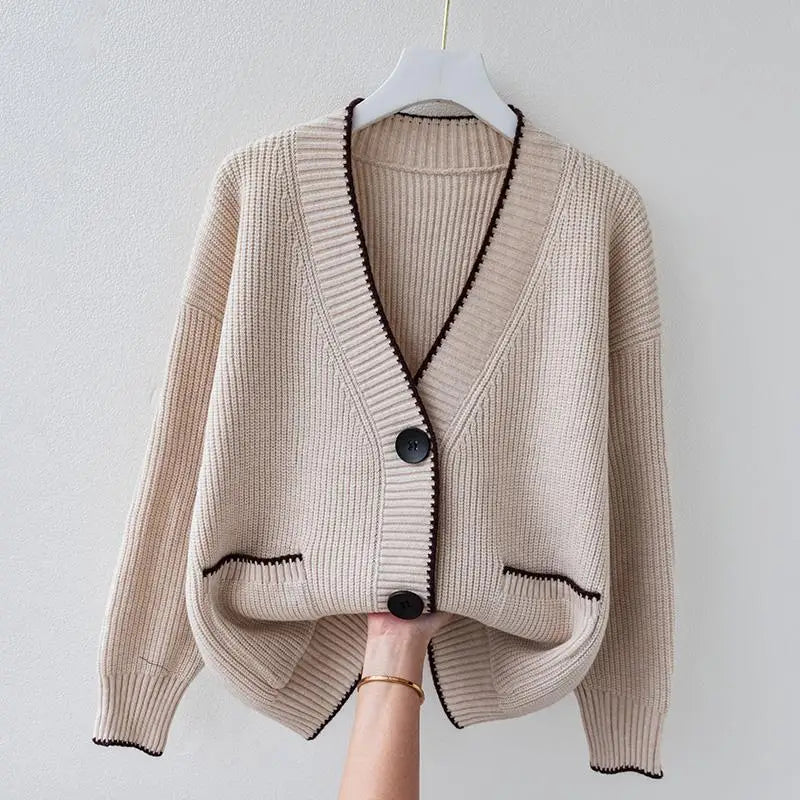 Chic Oversized Knitted Cardigan