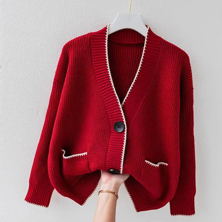 Chic Oversized Knitted Cardigan