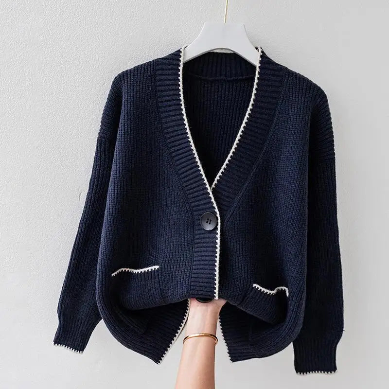 Chic Oversized Knitted Cardigan