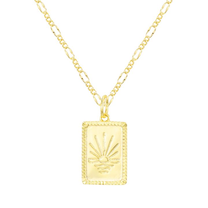 Necklace with Sun Motif