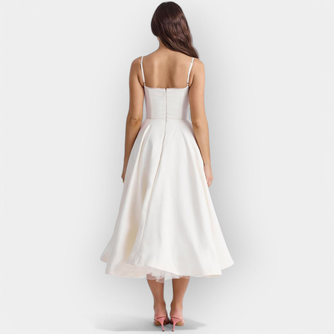 Elegantna Midi Obleka za Poletje