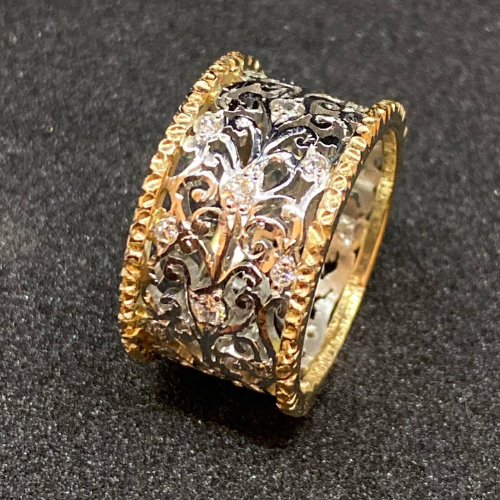 Mika - Vintage Zirkon Ekblad Prstan