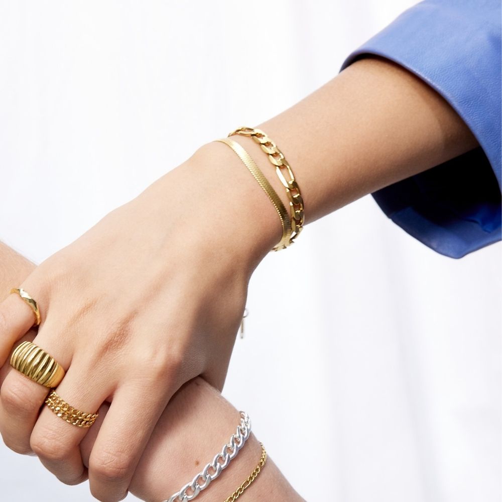 Gigi zapestnica – 18K pozlačena, 7 mm