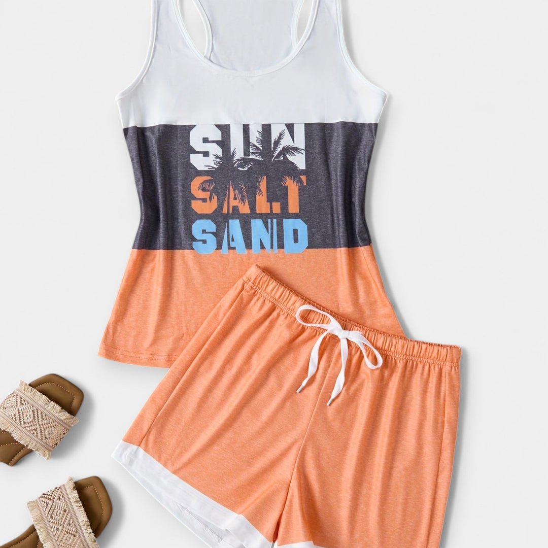 Poletni set z motivom palm