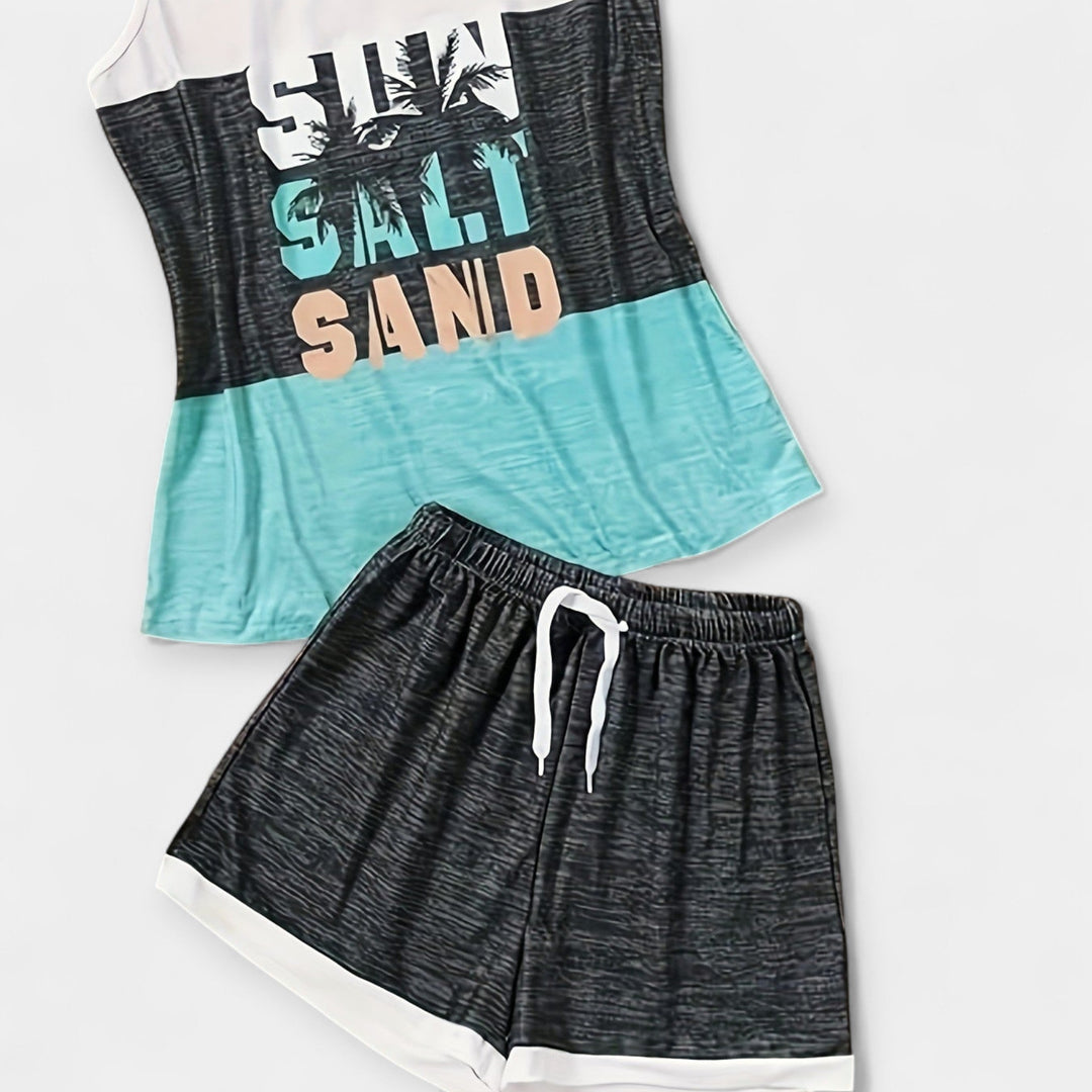 Poletni set z motivom palm