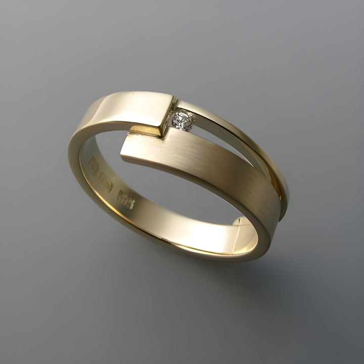 Fin Vintage Zlati Prstan