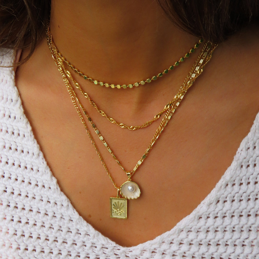 Necklace with Sun Motif